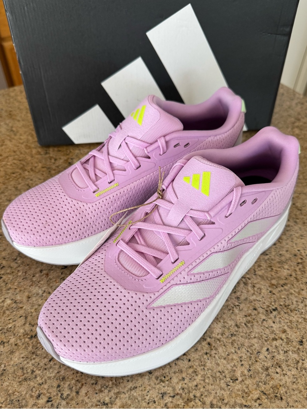 Adidas Duramo SL, Bliss Lilac/Zero Metallic/Silver Dawn Women’s 9.5 BRAND NEW - Picture 6 of 14